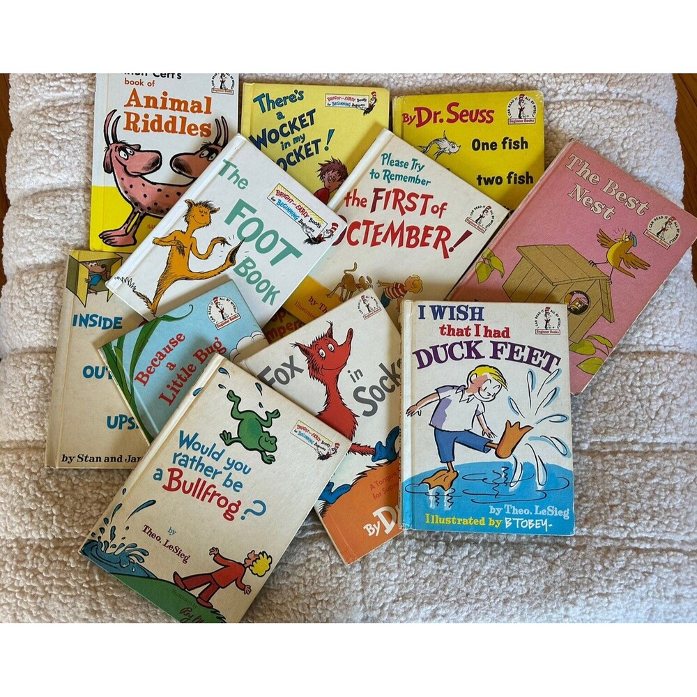 1960’s 70’s Dr. Seuss Beginner Books (Lot of 13) 1st Editions Random House